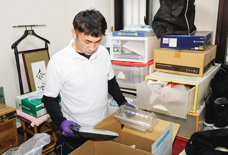 不用品回収も自社完結。中間マージンを省いた適正価格